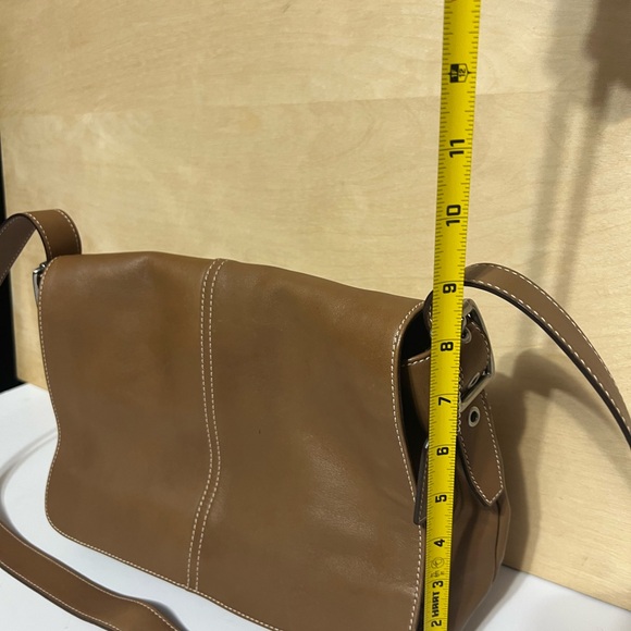 Vintage COACH purse bag H33-0570 flap leather brown Bag - Picture 15 of 15